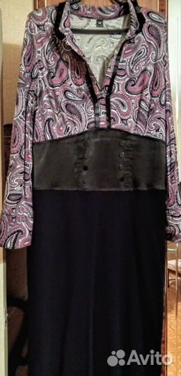 Платье р 54 с длинным рукавом