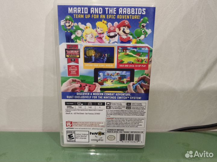 Картридж Nintendo switch Mario Rabbids