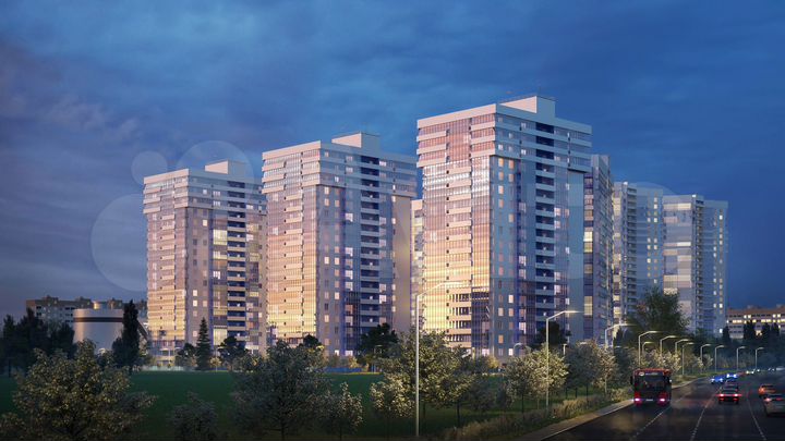 2-к. квартира, 49,4 м², 12/19 эт.