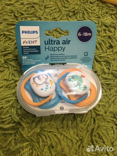 Пустышка соска avent 6-18 новые