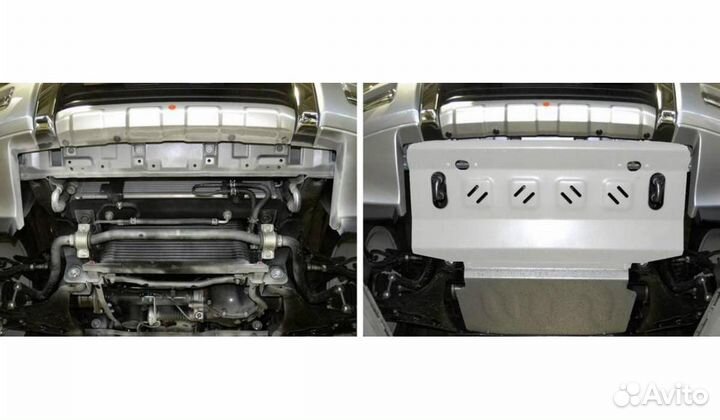 Защита радиатора Mitsubishi Pajero III, IV 1999-20