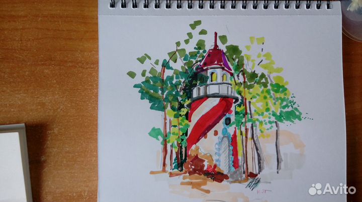 Картина акварелью