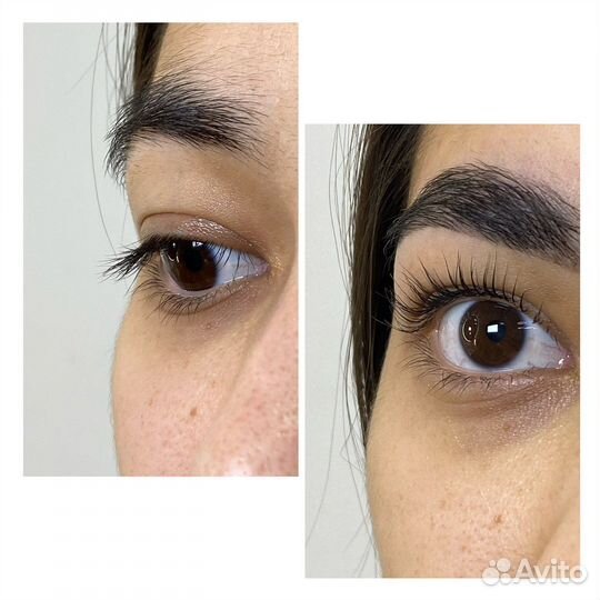 Ламинирование ресниц брови