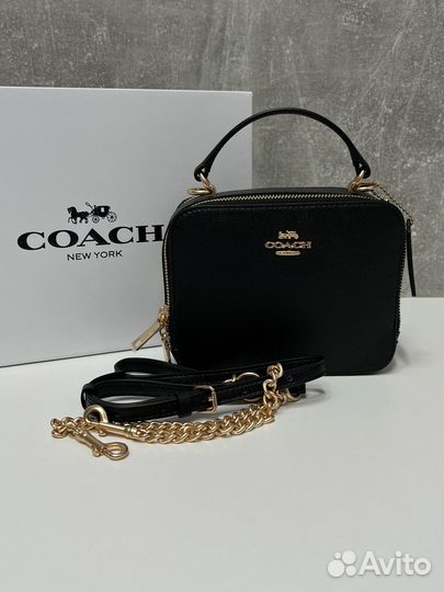 Сумка женская натуральная кожа Coach