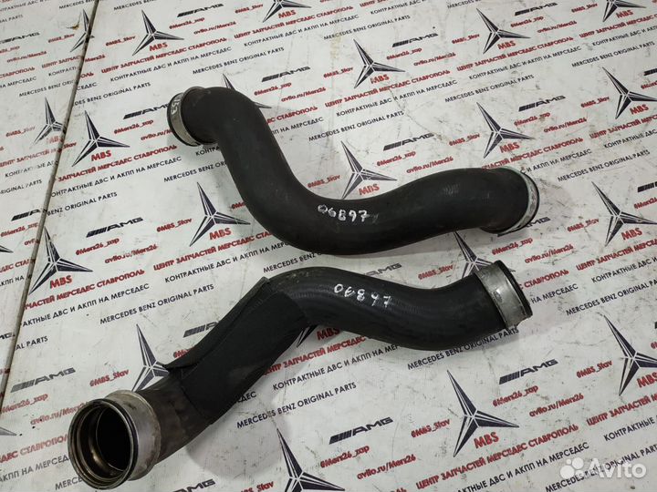 Патрубок интеркулера Om642 W211 Mercedes