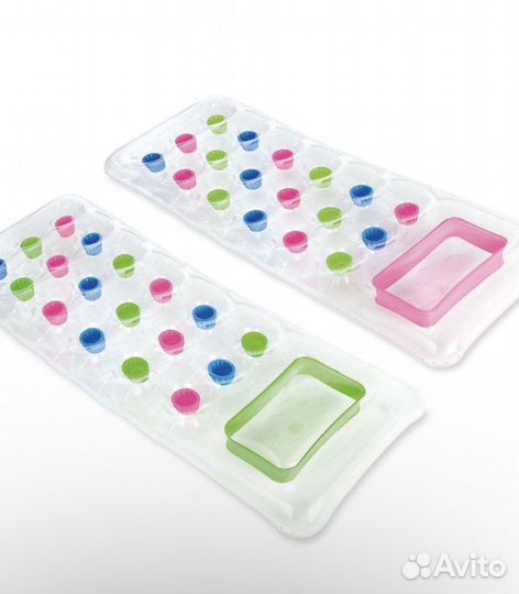 Intex матрас для плавания с подстаканниками