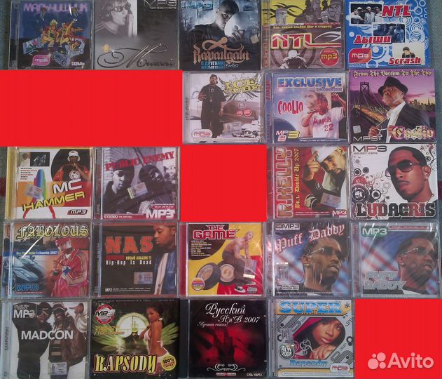 Русский и зарубежный Рэп\Хип-Хоп\RnB MP3\CD