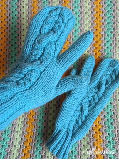 Варежки табби женские, мужские