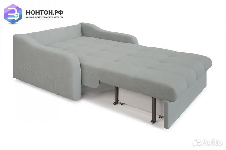Диван аккордеон Лидер светло-серый