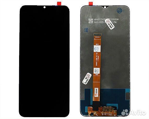 Дисплей Realme C21Y/C25Y + тачскрин черный