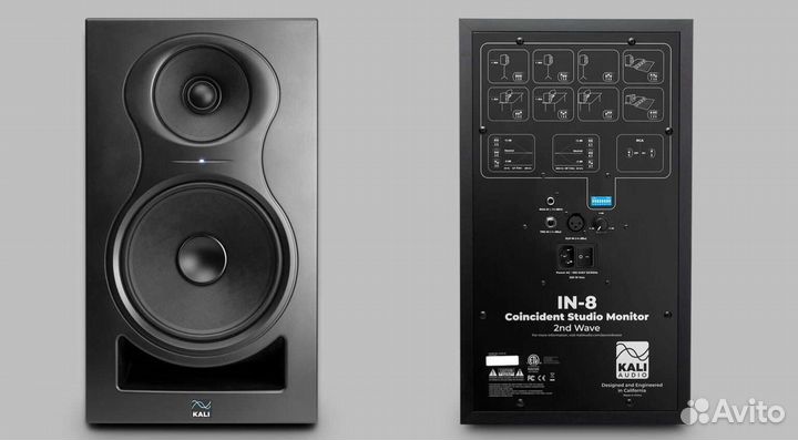 Студийные трëхполосные мониторы Kali Audio in-8 v2