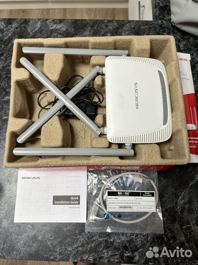 Wi-Fi роутер mercusys N300 2.4 ггц