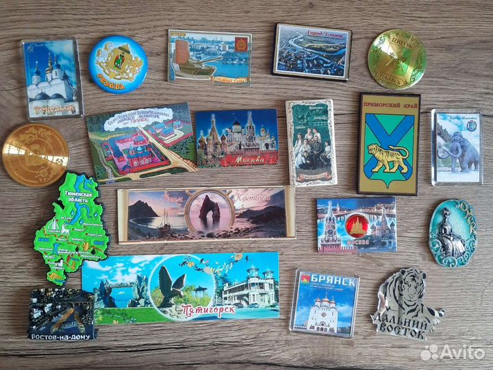 Магниты на холодильник из разных стран