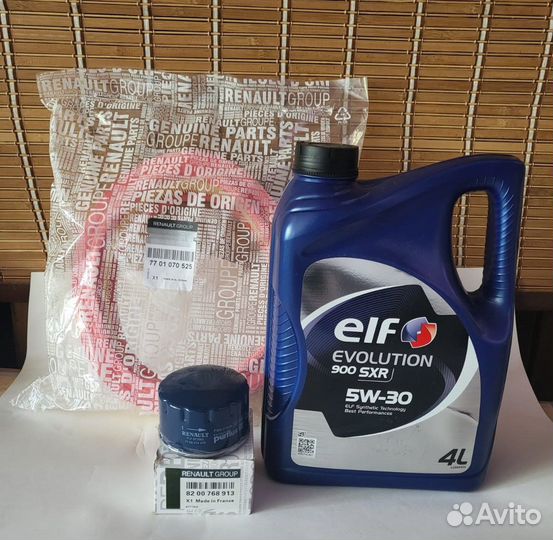 Масло фильтра для то на Рено