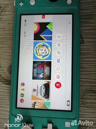 Nintendo Switch lite с играми