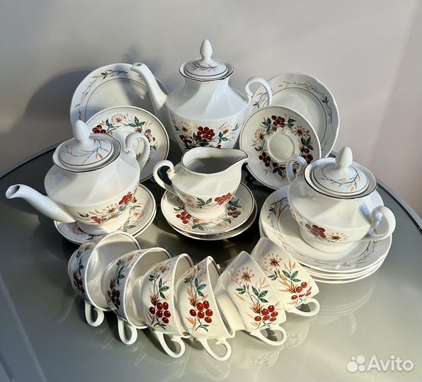 Сервиз Осень Рижский фз, 6 перс, 22 предм