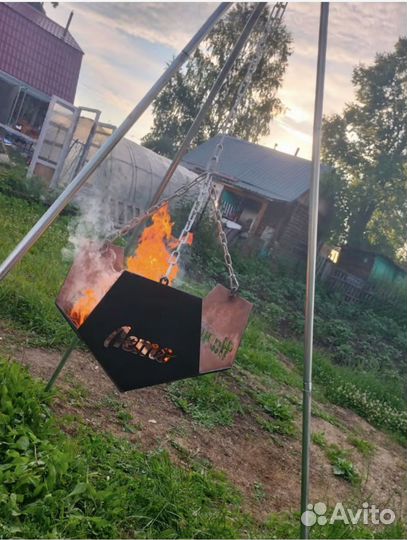 Разборная Костровая чаша, мангал