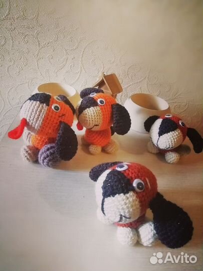Вязаная собачка
