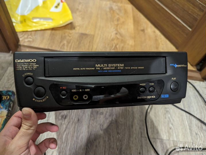 Видеомагнитофон daewoo dv-s103w