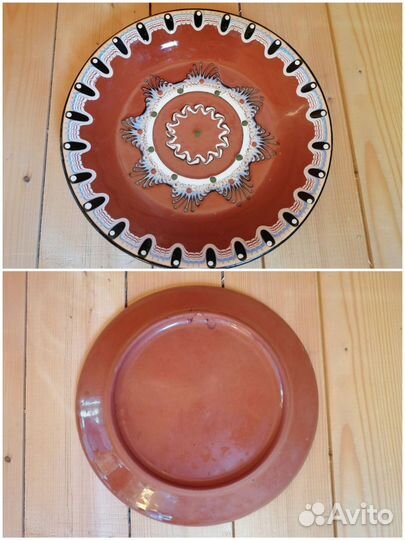 Тарелка керамическая декоративная. Болгария. СССР