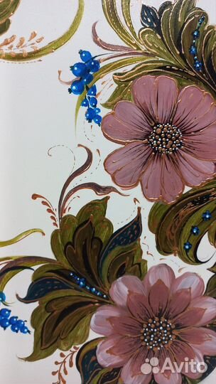 Доска разделочная, авторская роспись