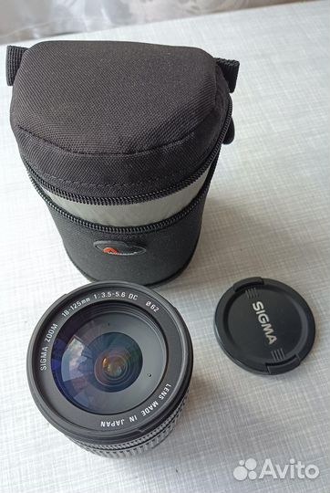 Sigma zoom (Canon) 18-125mm 1:3.5-5.6 DC
