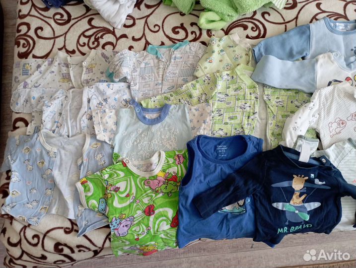 Детская одежда б/у для мальчика пакет 50-58