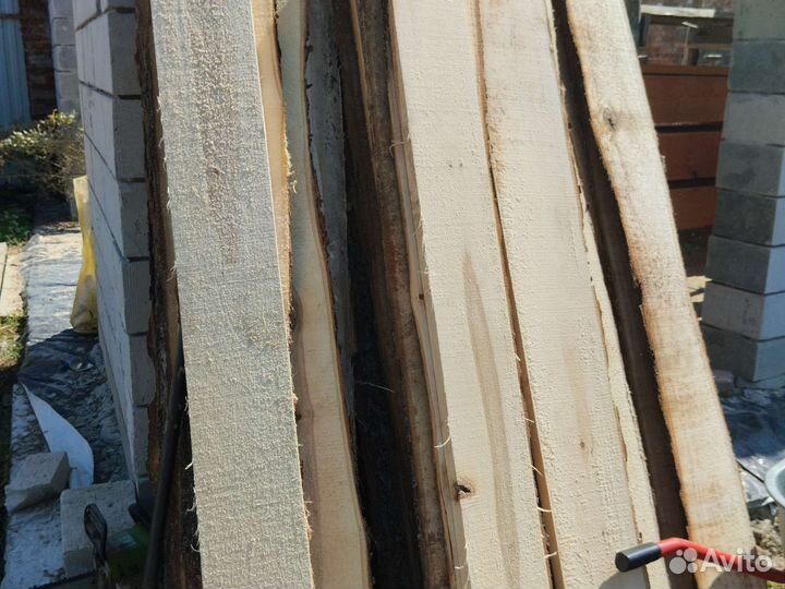 Липа. доска необрезная