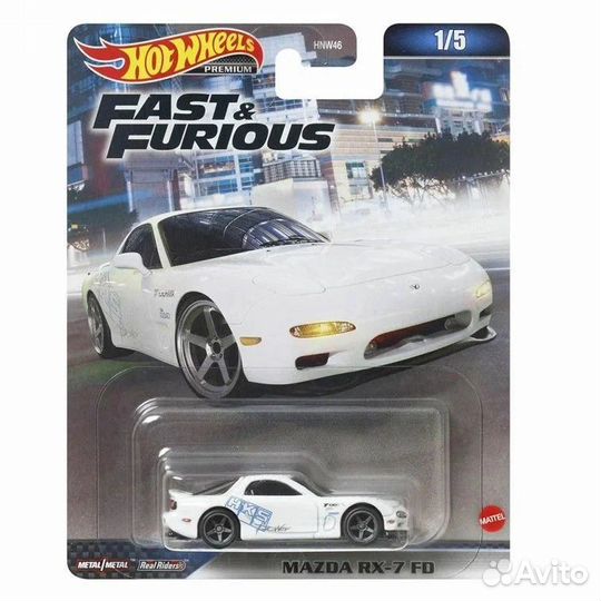 Машинка коллекционная Hot Wheels Fast and Furious