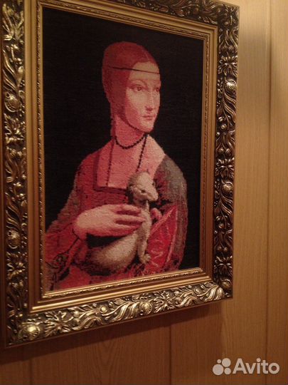 Картина вышитая в ручную. 