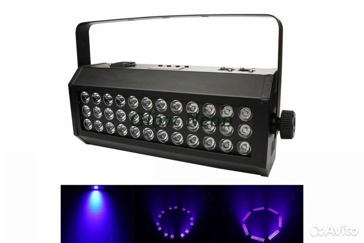 Светодиодный ультрафиолетовый прожектор bar36x3w