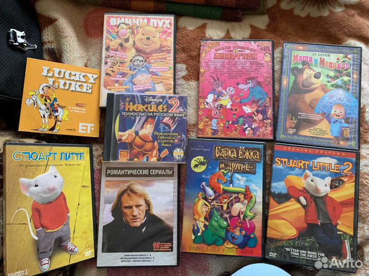 Dvd диски мультики / фильмы / игры