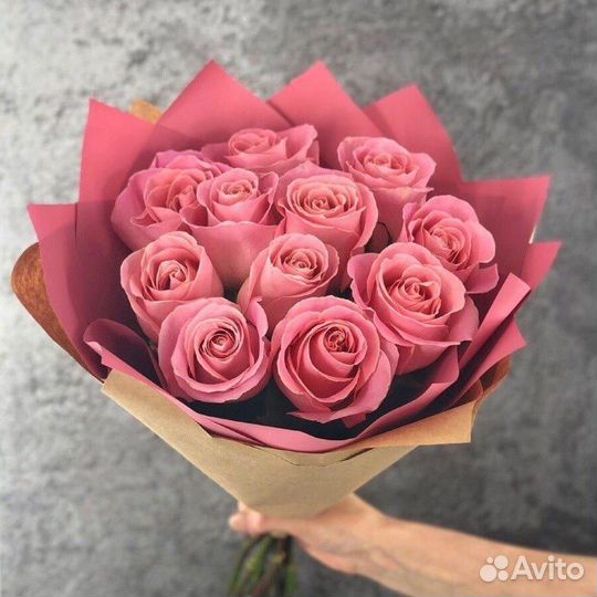 Розы Эквадор, букет роз, доставка цветов