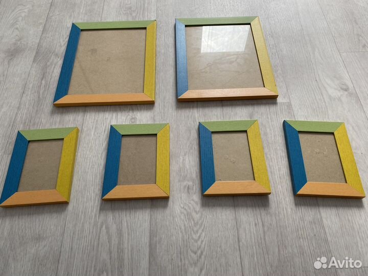 Рамочка для фото, комплект 6 шт