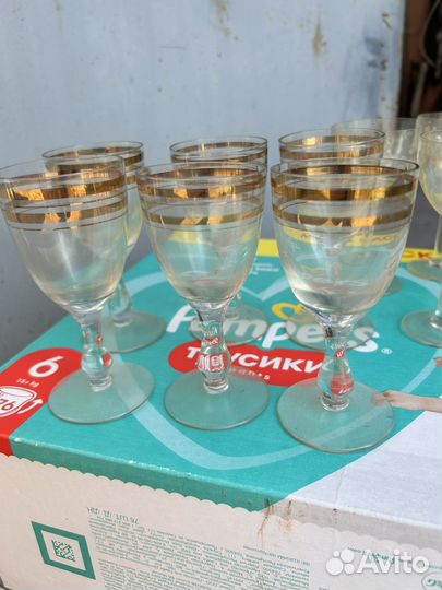 Винтажные рюмки СССР
