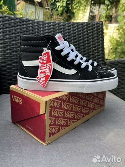 Кеды vans высокие