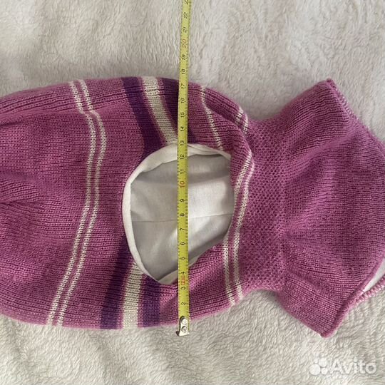 Шапка шлем для девочки