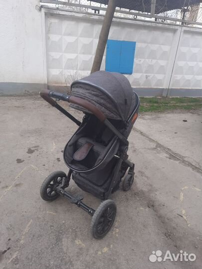 Коляска-трансформер 2в1 Luxmom V9, серая