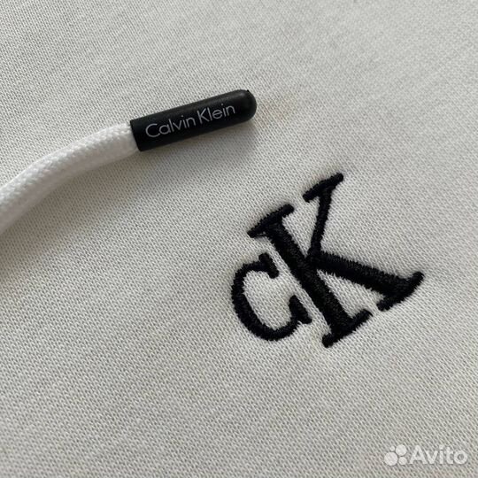 Calvin klein толстовка на молнии с начесом