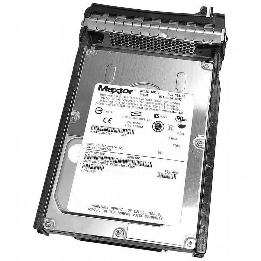 [YC952] Жесткий Диск Dell 146gb U320scsi 3.5" Hdd Yc952