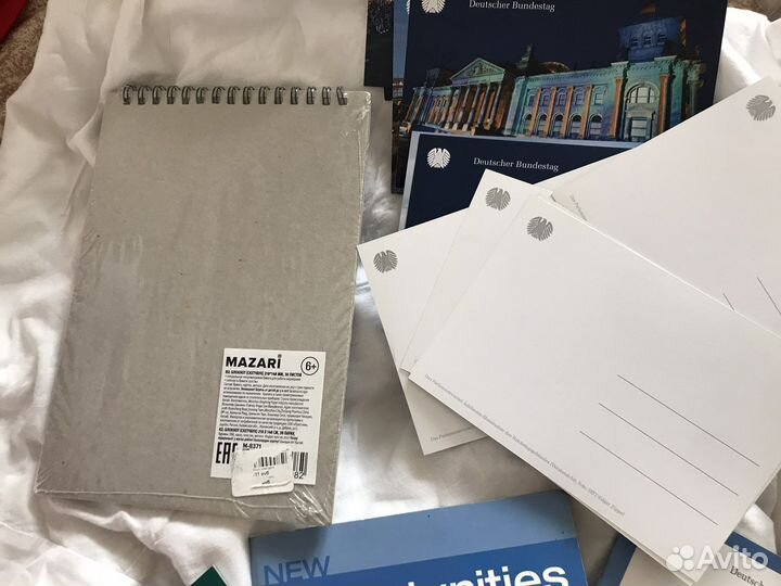 Скетчбук для маркеров, словари, карточки Германия