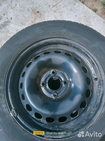 Комплект летних колес 195/65r15 от лада х рей