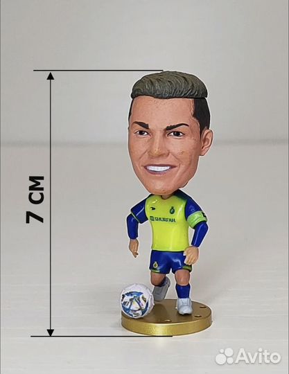 Игрушки фигурки футболиста Роналдо Аль-Наср