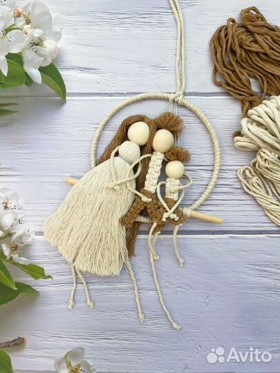 Макраме семья на заказ