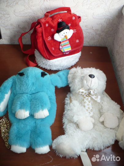 Мягкие игрушки+мягкие рюкзачки