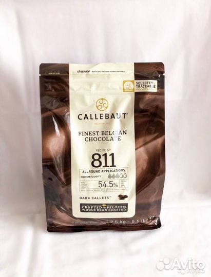 Шоколад Сallebaut 2,5 кг
