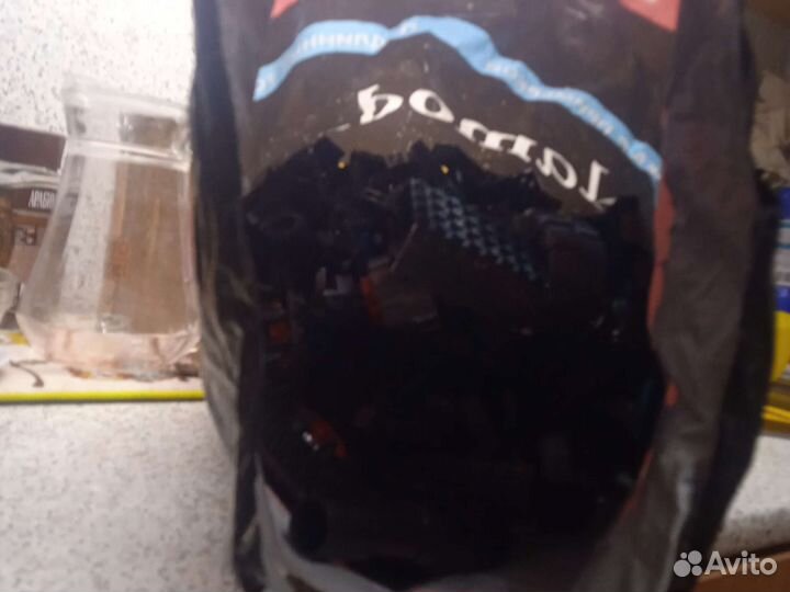 Мешок лего чёрного цвета