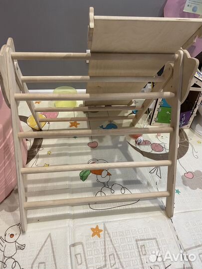 Треугольник пиклер + горка -скалодром