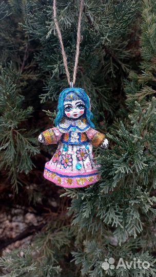 Ватная игрушка Мальвина