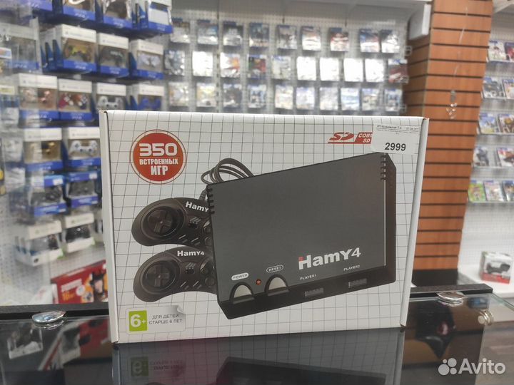 Hamy 4 (350 встроенных игр) 16bit